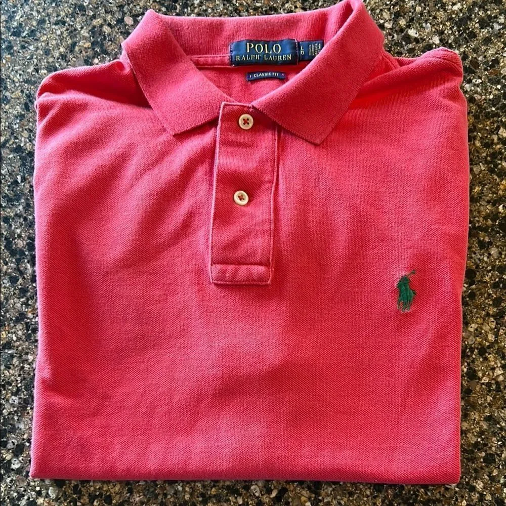 Polo Ralph Lauren Mens Red Polo Shirt
